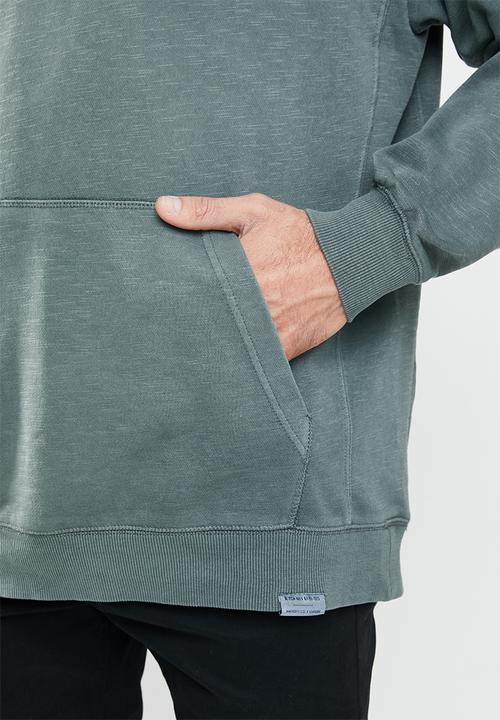 Cotton On - Pigment dyed oversized pullover - slate stone
