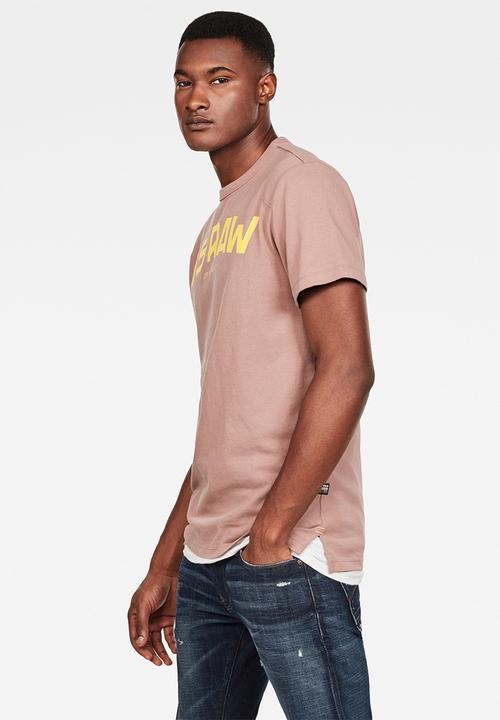 G-STAR - Gsraw gr r t short sleeve - brown