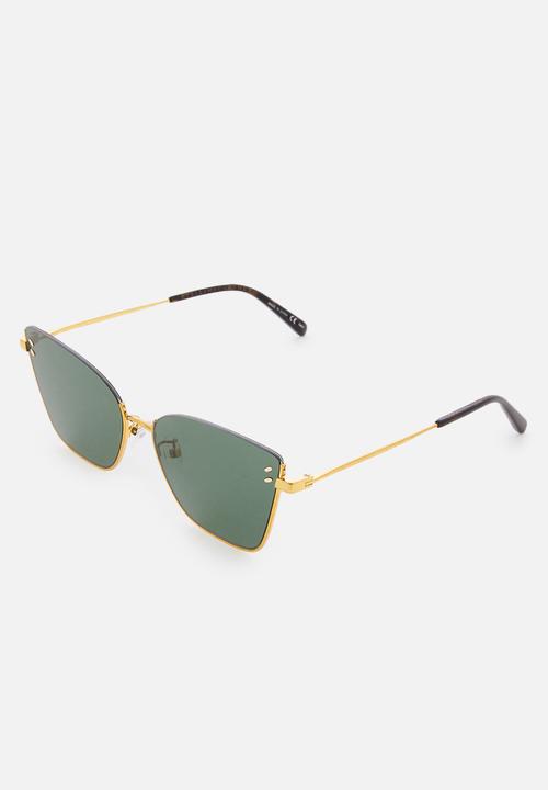 Stella McCartney - Metal frame sunglasses - green