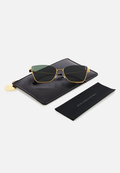 Stella McCartney - Metal frame sunglasses - green