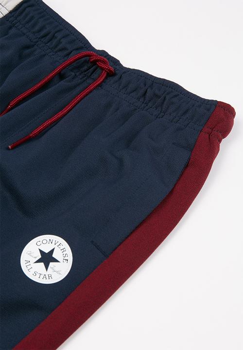 Converse - Cnvb colorblock track pant - navy 