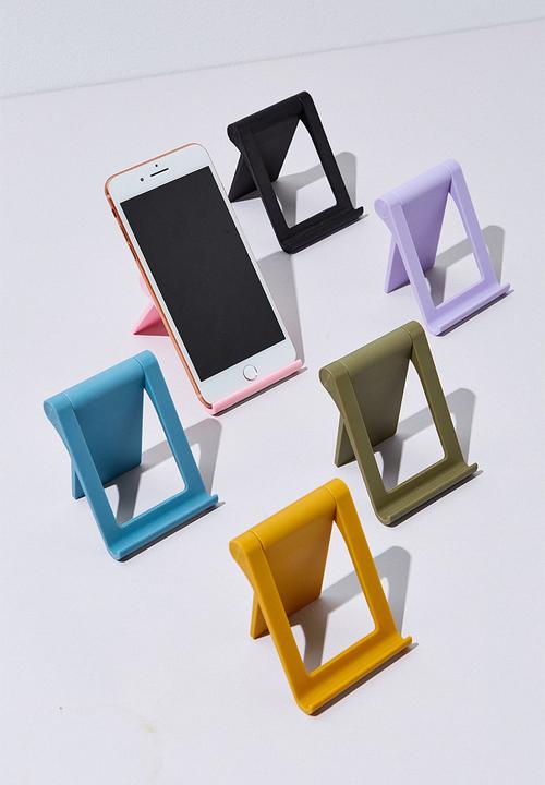 Typo - Collapsible phone stand - pale lilac