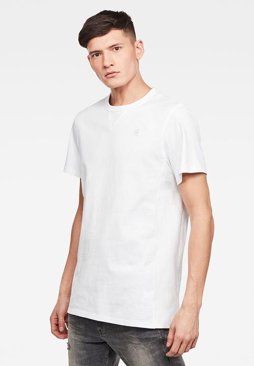 G-STAR - Premium core r t short sleeve  - white