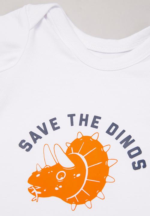 Superbalist Kids - T-shirt & shorts set - white & mustard