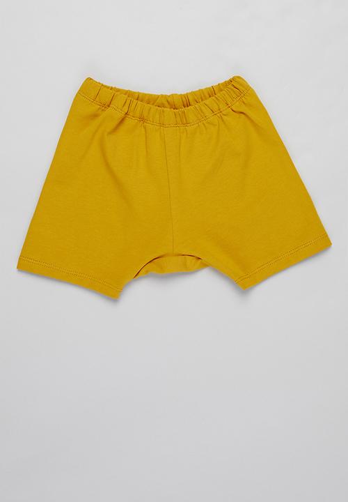 Superbalist Kids - T-shirt & shorts set - white & mustard