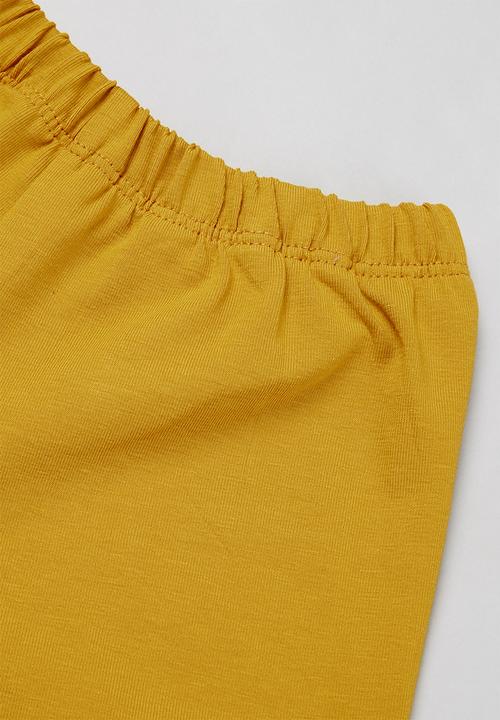 Superbalist Kids - T-shirt & shorts set - white & mustard