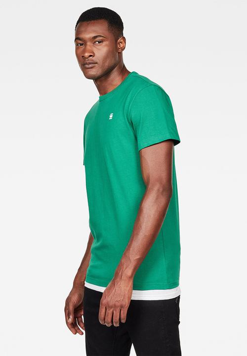 G-STAR - Straight r\t short sleeve - green