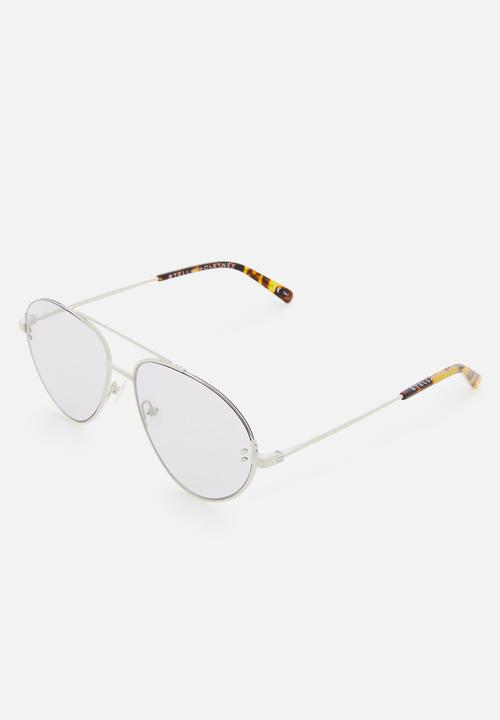 Stella McCartney - Metal frame sunglasses - grey & white 
