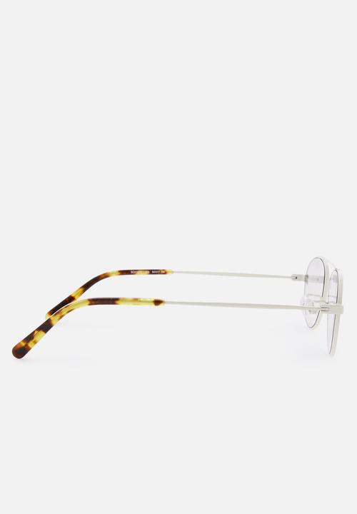Stella McCartney - Metal frame sunglasses - grey & white 