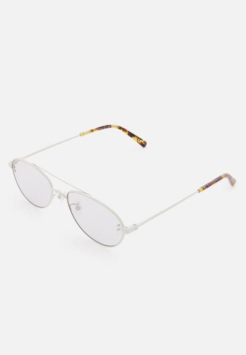 Stella McCartney - Metal frame sunglasses - grey & white 