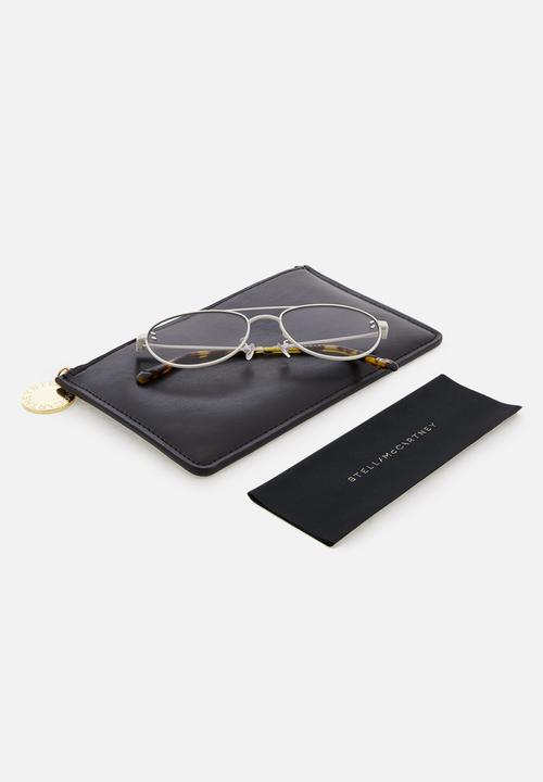 Stella McCartney - Metal frame sunglasses - grey & white 