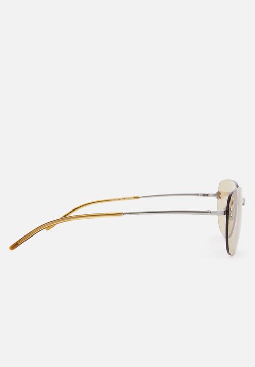 Stella McCartney - Metal frame sunglasses - brown