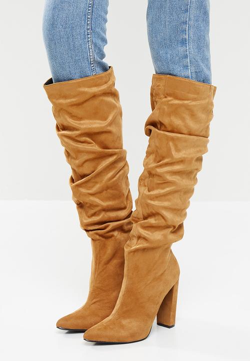 Z_Code_Z - Vanda slouchy knee boot - camel