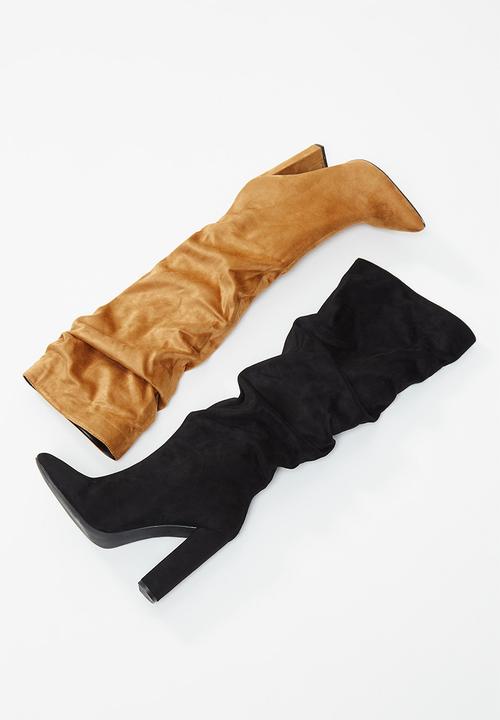 Z_Code_Z - Vanda slouchy knee boot - camel