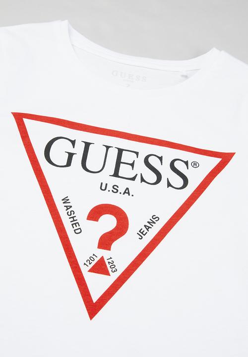 GUESS - Girls core tri tee - white