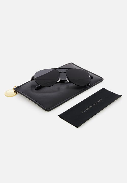 Stella McCartney - Metal frame sunglasses - smoke