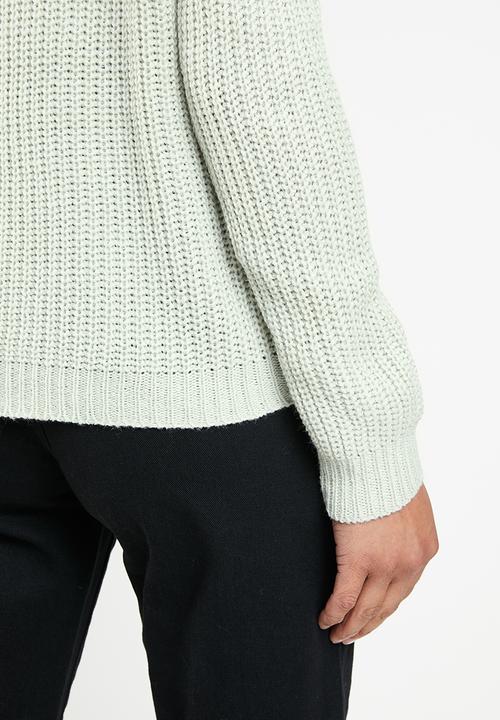 Missguided - Ophelita off shoulder jumper - grey