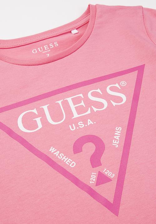 GUESS - Guess core tri tee - pink