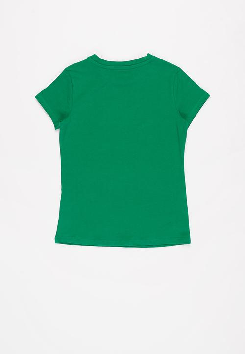 GUESS - Girls diamond logo tee - green