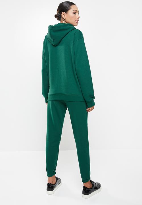 Missguided - Hoodie & jogger co ord set - green