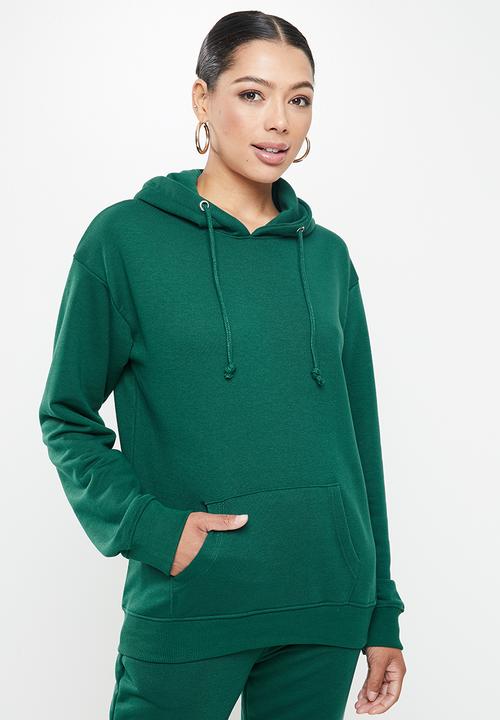 Missguided - Hoodie & jogger co ord set - green