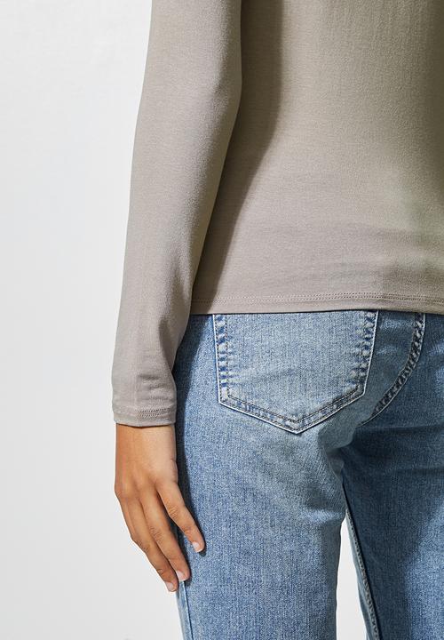 Superbalist - 2pk funnel neck viscose tops - white & neutral