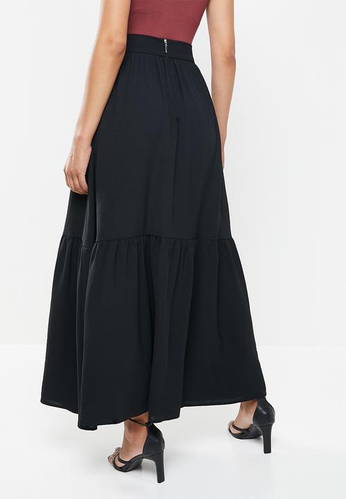 MILLA - Repeat tiered winter skirt