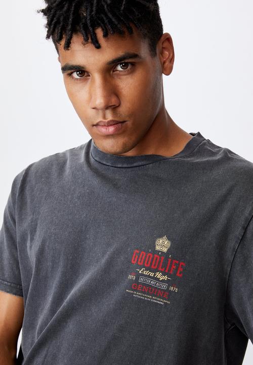 Factorie - Regular graphic T-shirt - slate