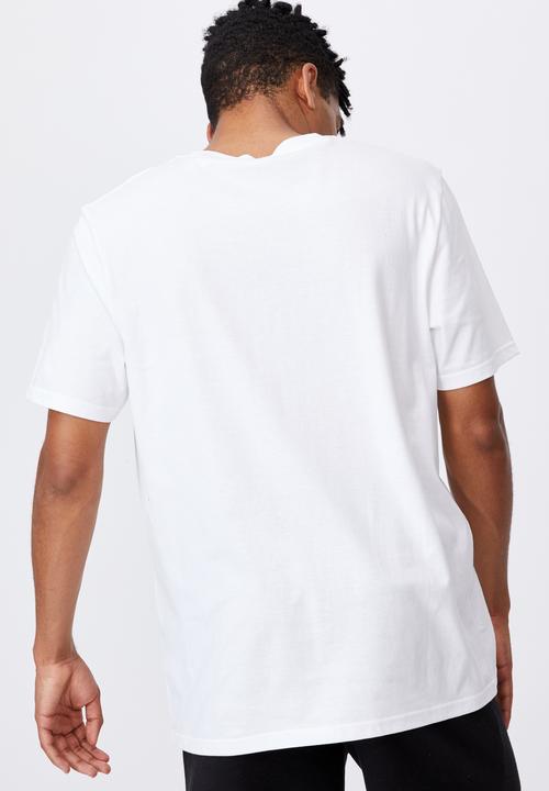 Factorie - Regular graphic t shirt - white
