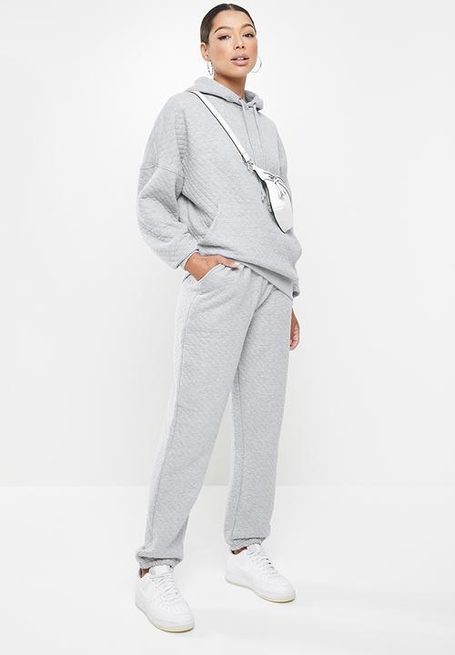 Missguided - Quilted jogger - grey