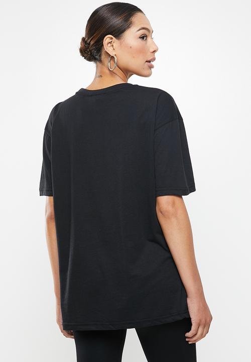 Missguided - Drop shoulder T-shirt - black