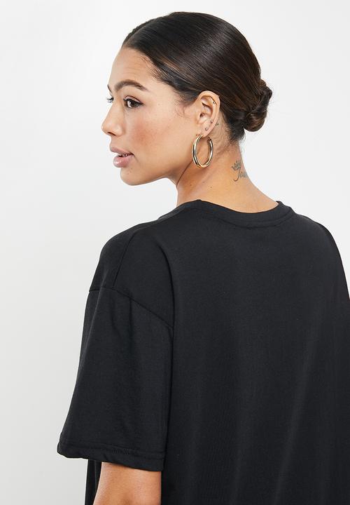 Missguided - Drop shoulder T-shirt - black
