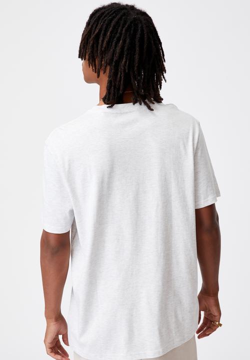 Factorie - Regular graphic t shirt - silver marle