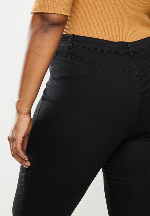 Missguided - Curve supersoft lawless jeans - black