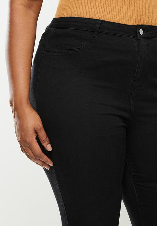 Missguided - Curve supersoft lawless jeans - black