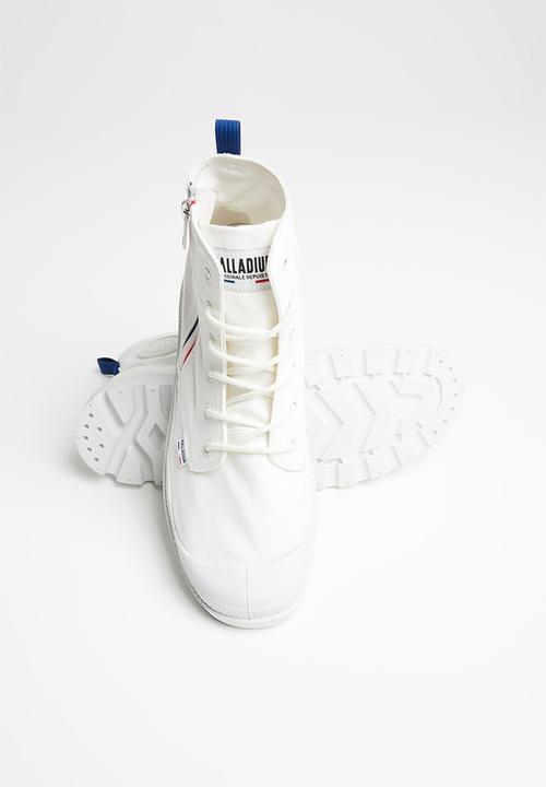 Palladium - Pampa french outzip - star white