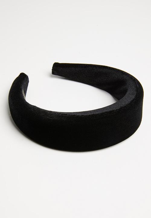 Superbalist - Velvet aliceband - black