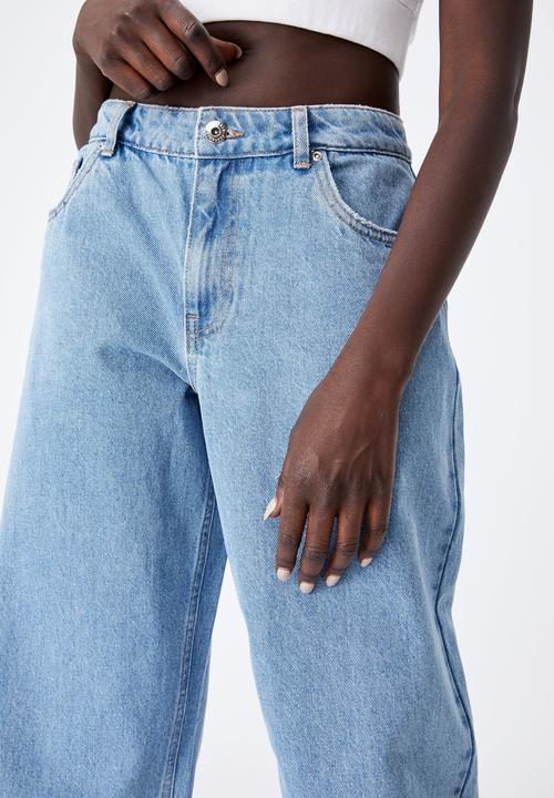 Factorie - Low rise baggy jean - blue