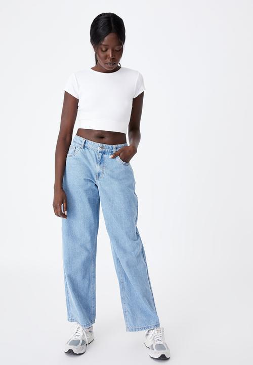 Factorie - Low rise baggy jean - blue