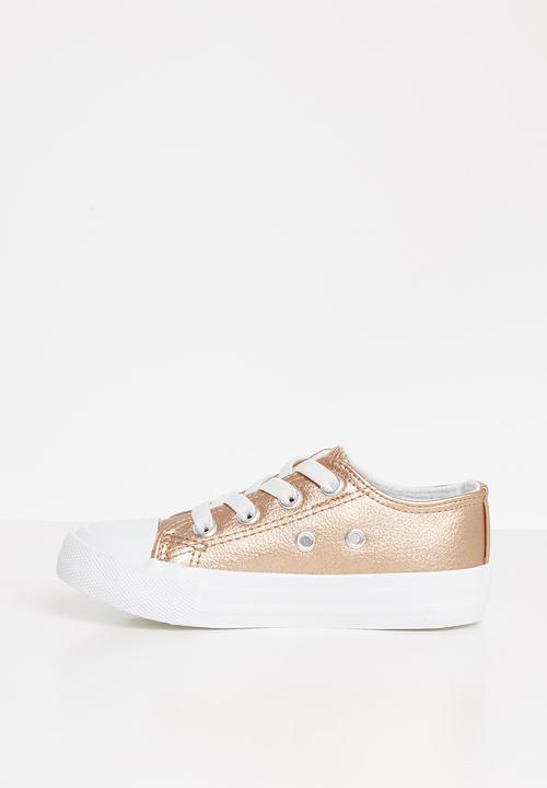Cotton On - Classic trainer lace up - rose gold