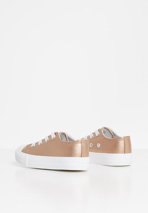 Cotton On - Classic trainer lace up - rose gold