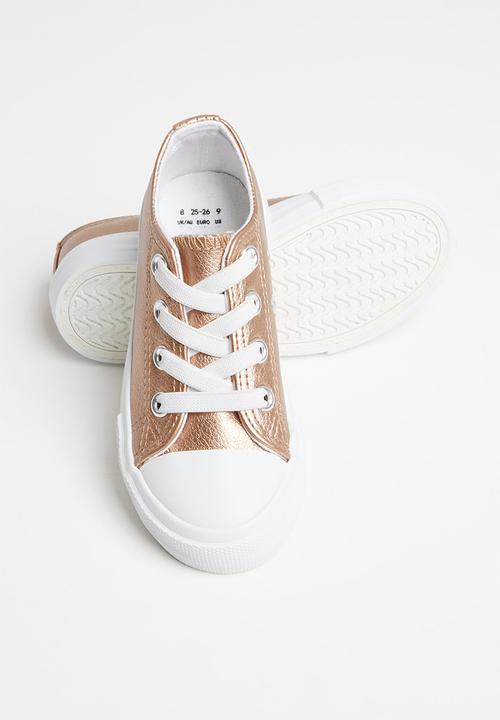 Cotton On - Classic trainer lace up - rose gold