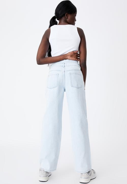 Factorie - Double waistband jean - sea blue