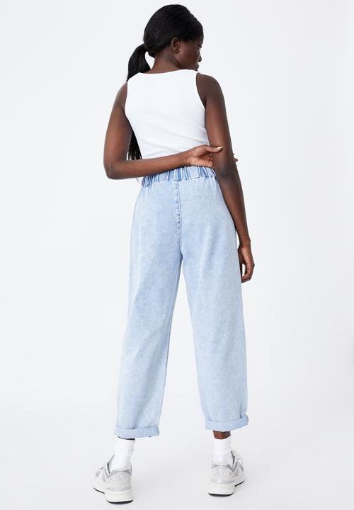 Factorie - Denim balloon jogger - whitehaven blue