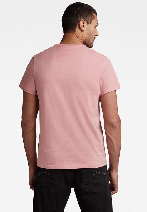 G-STAR - Base-s r short sleeve tee - light dusty rose