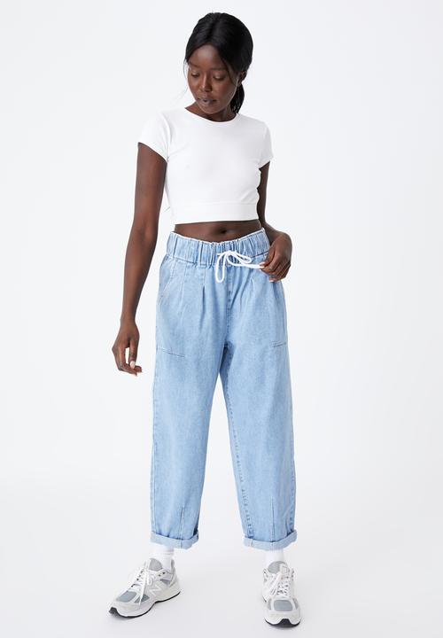 Factorie - Denim balloon jogger - blue