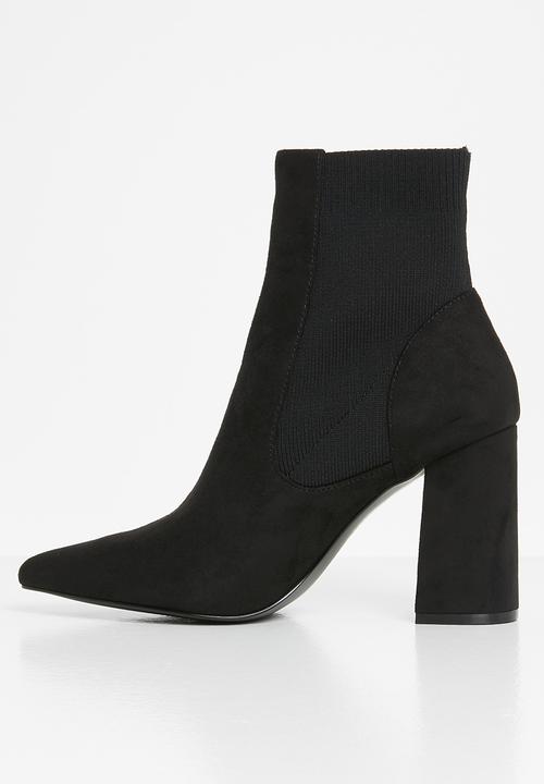 Steve Madden - Reesa sock boot - black