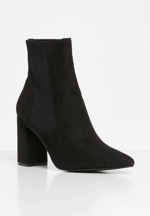 Steve Madden - Reesa sock boot - black