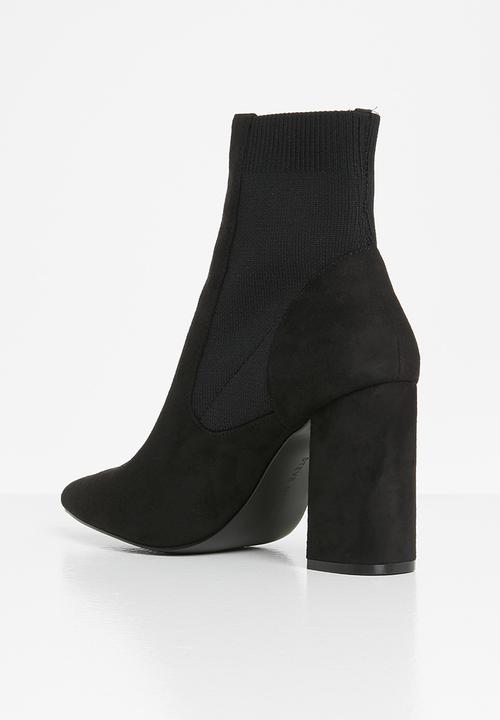 Steve Madden - Reesa sock boot - black