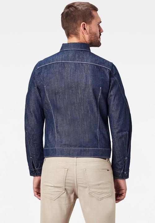 G-STAR - Arc 3d slim c melfort denim o jacket - raw denim